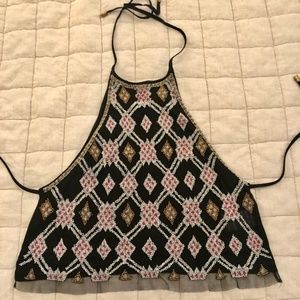 Beaded Halter Tank